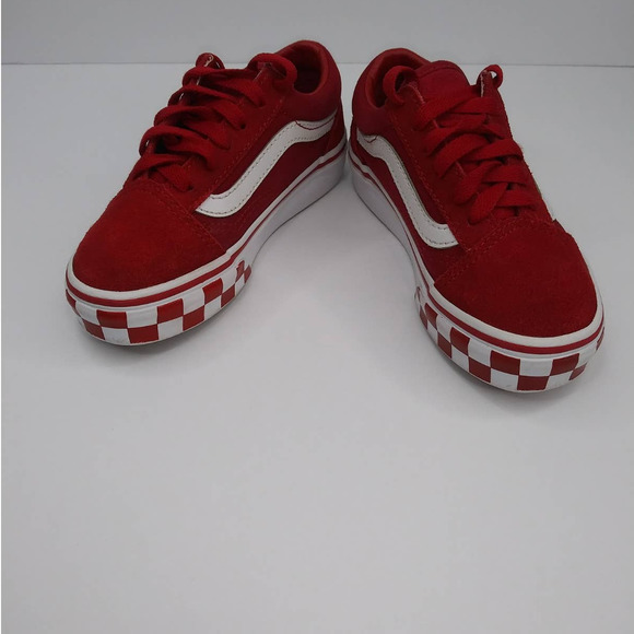 levi's kids red low top sneakers  / skate shoes / laces whit no box size 11c - Picture 8 of 10